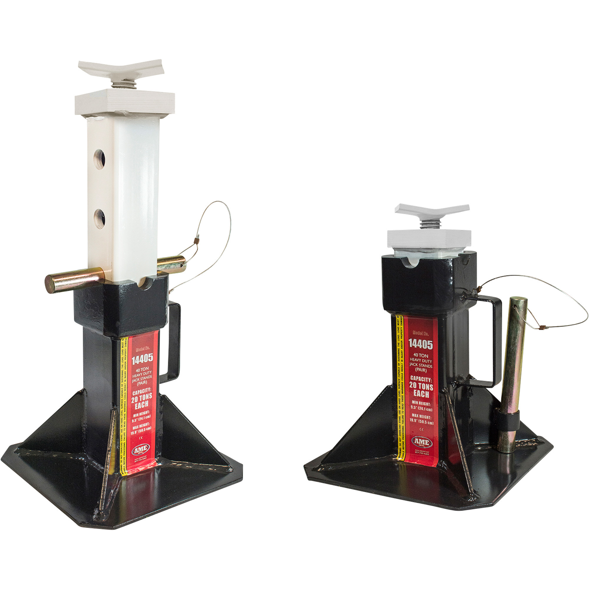 AME Heavy Duty Sturdy Heavy Gauge Steel Steel Jack Stands 22 Ton Capacity 14400 main image 0